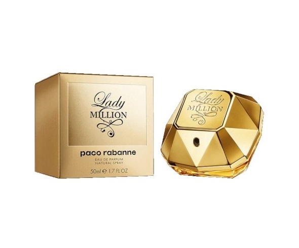 Девушка держит в руках Paco Rabanne Lady Million.jpg